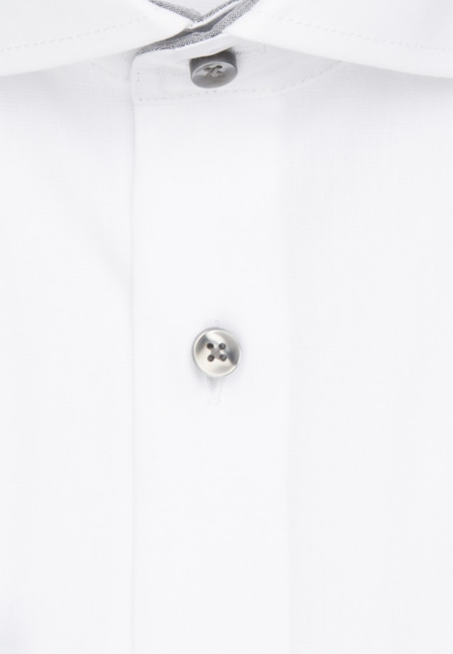 Non-iron Poplin Business Shirt in Slim with Kent-Collar in White |  Seidensticker Onlineshop