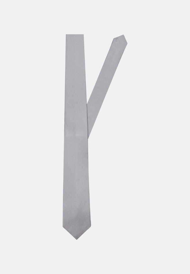 Breit (7cm) Krawatte Uni in Grau | Seidensticker Onlineshop