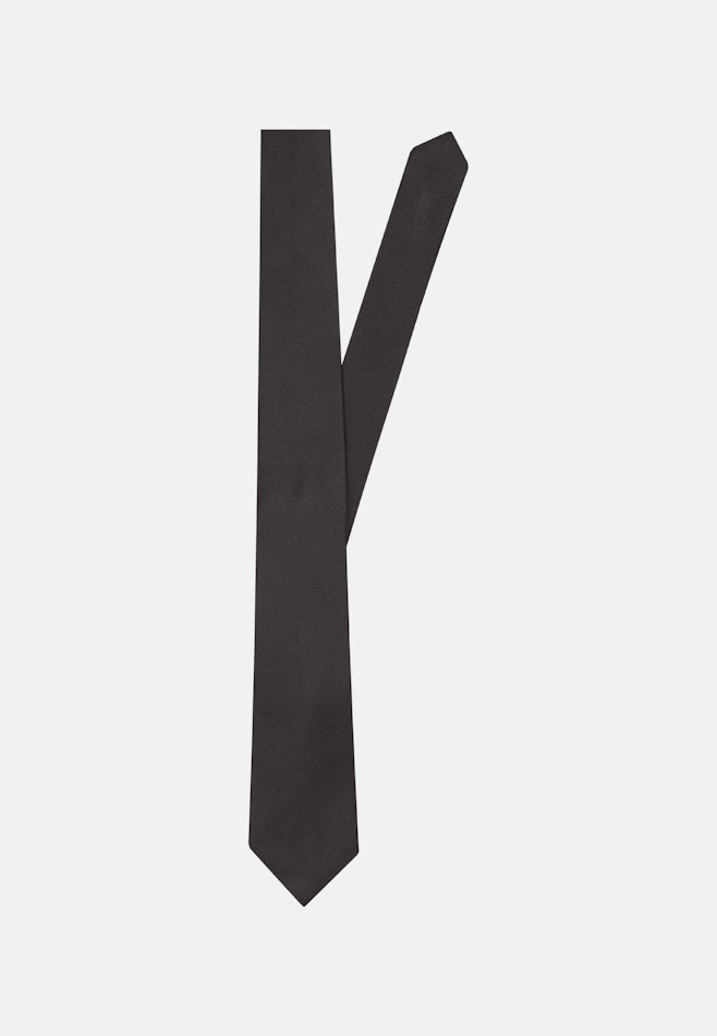 Breit (7cm) Krawatte Uni in Schwarz | Seidensticker Onlineshop