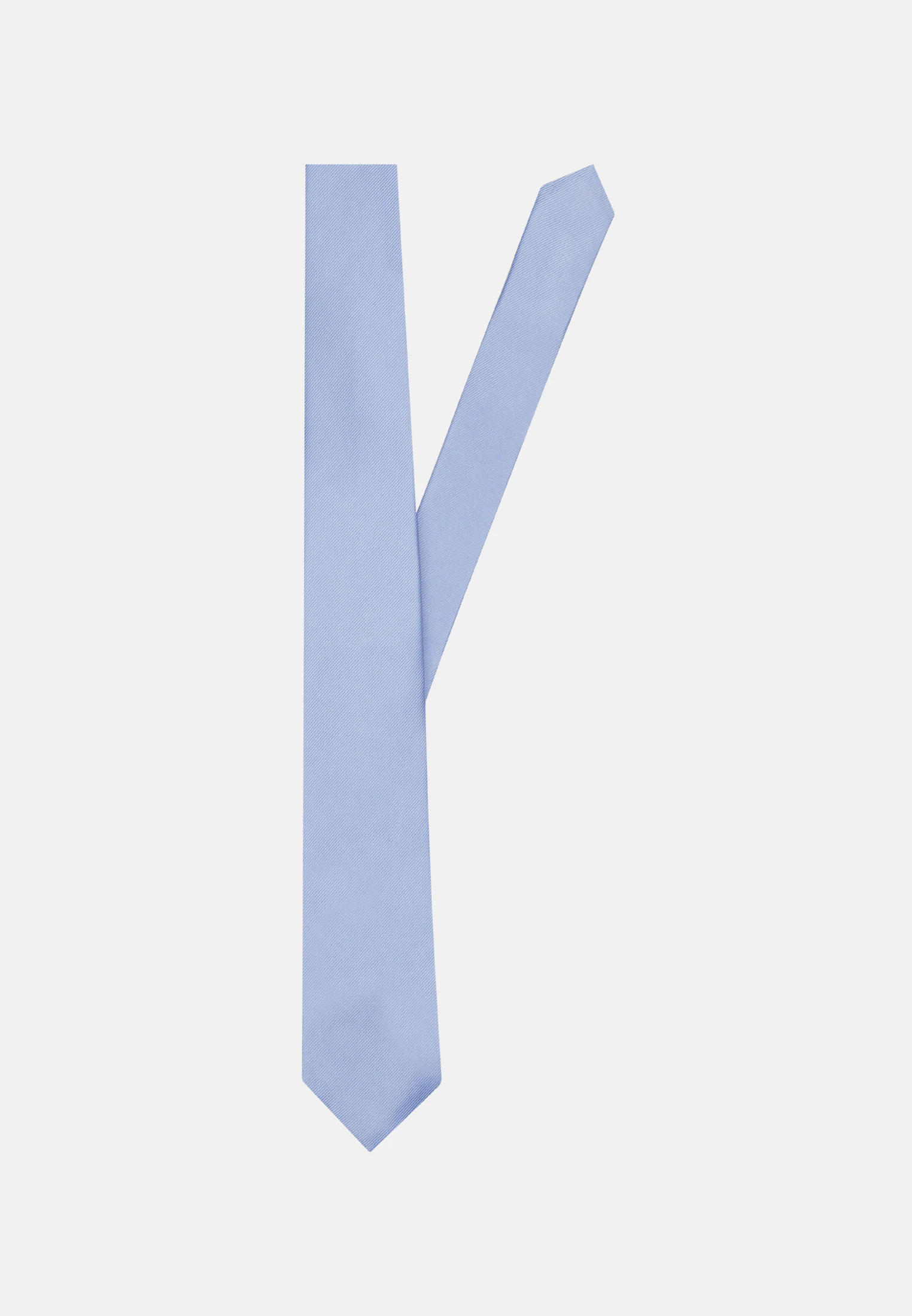 Breit (7cm) Krawatte Gestreift Blau