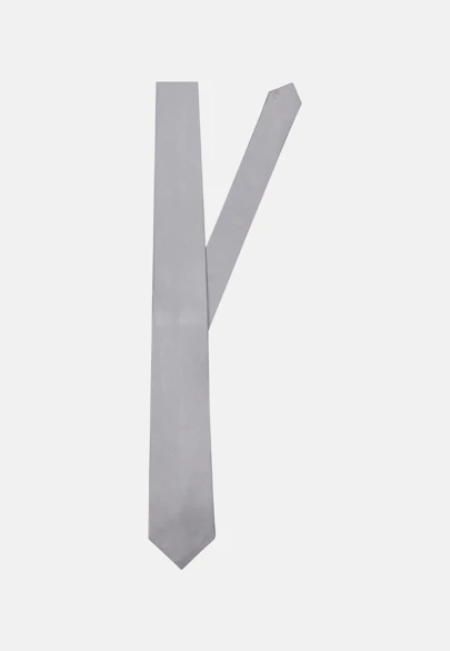 Breit (7cm) Krawatte Gestreift in Grau |  Seidensticker Onlineshop