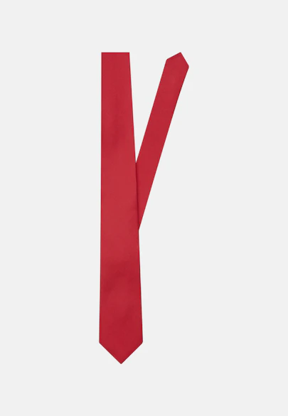 Breit (7cm) Krawatte Gestreift in Rot |  Seidensticker Onlineshop