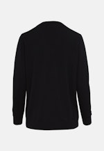 Gerader Schnitt (Normal-Fit) Pullover Uni in Schwarz |  Seidensticker Onlineshop