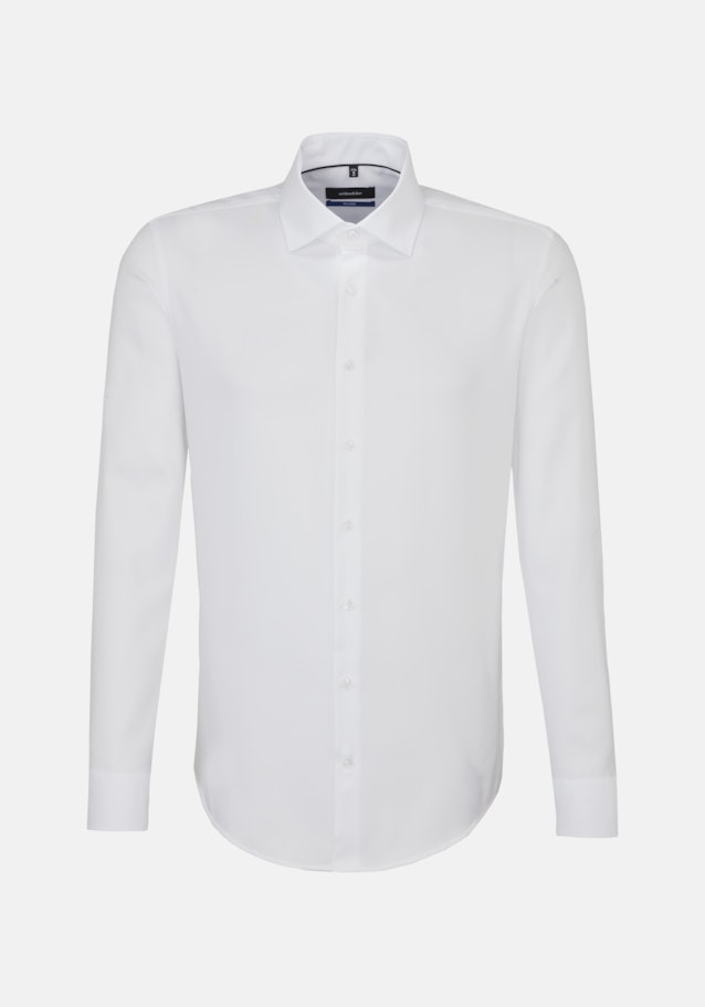 Shaped Business Shirt Uni in White | Seidensticker Onlineshop
