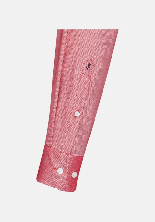 Bügelfreies Struktur Business Hemd in Shaped mit Kentkragen in Rot |  Seidensticker Onlineshop