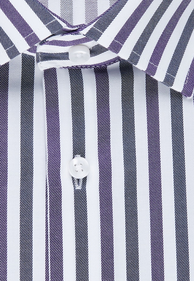Bügelfreies Twill Business Hemd in Shaped mit Kentkragen in Lila |  Seidensticker Onlineshop