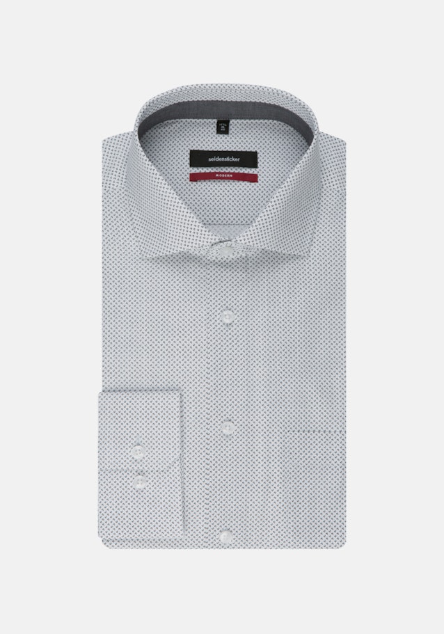 Chemise Business Regular Popeline Col Kent in Blanc |  Seidensticker Onlineshop