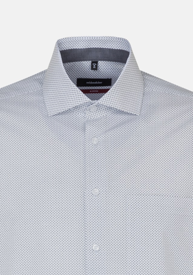 Chemise Business Regular Popeline Col Kent in Blanc |  Seidensticker Onlineshop