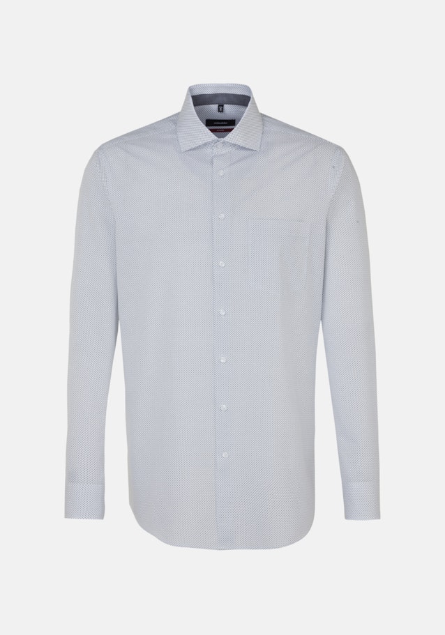 Chemise Business Regular Popeline Col Kent in Blanc |  Seidensticker Onlineshop