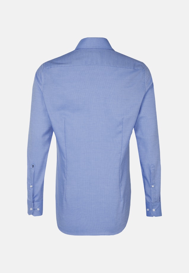 Bügelfreies Struktur Business Hemd in Slim mit Kentkragen und extra langem Arm in Hellblau |  Seidensticker Onlineshop
