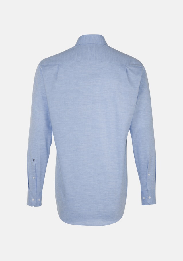 Bügelleichtes Twill Business Hemd in Regular mit Kentkragen in Hellblau |  Seidensticker Onlineshop