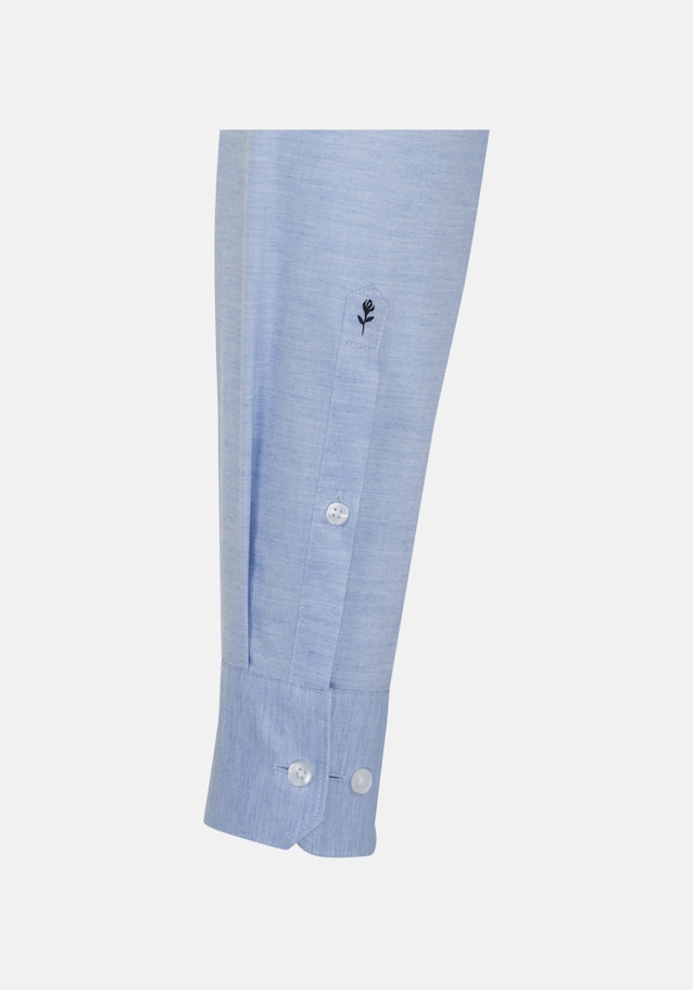 Chemise Business Regular Twill (sergé) Col Kent in Bleu Clair |  Seidensticker Onlineshop