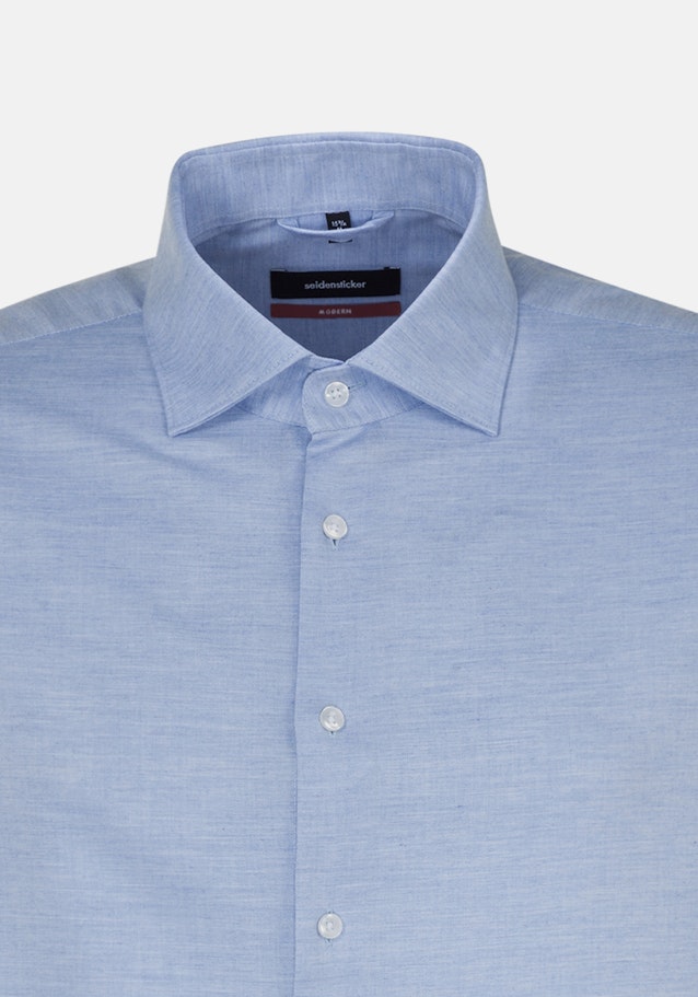 Chemise Business Regular Twill (sergé) Col Kent in Bleu Clair |  Seidensticker Onlineshop