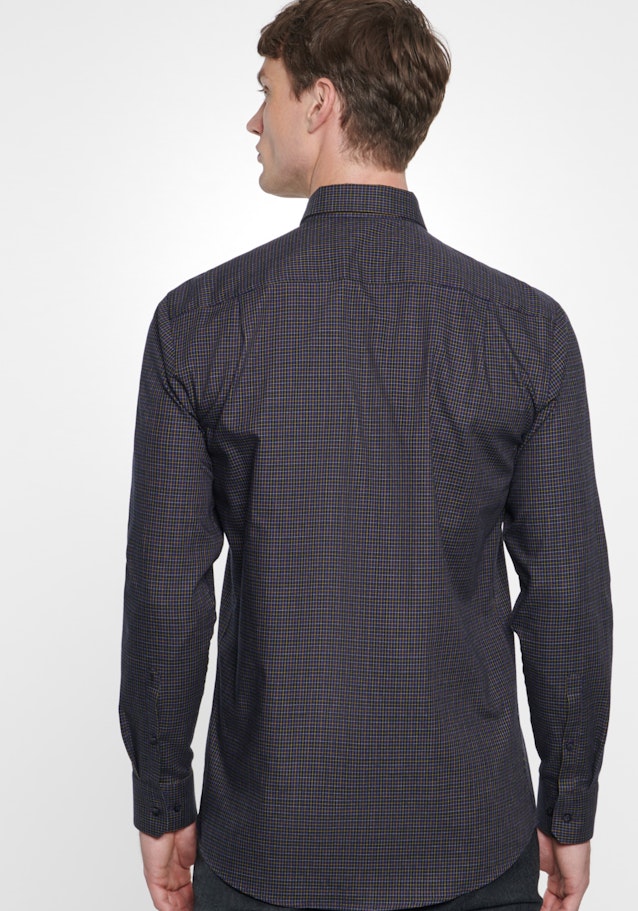 Bügelleichtes Twill Business Hemd in Regular mit Button-Down-Kragen in Lila |  Seidensticker Onlineshop