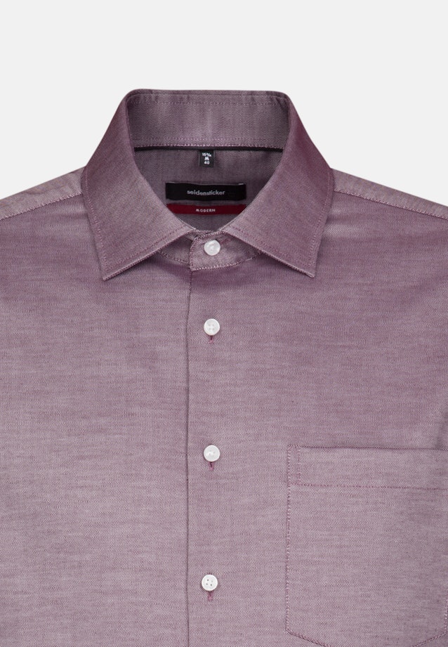 Non-iron Structure Business Shirt in Regular with Kent-Collar in Red |  Seidensticker Onlineshop
