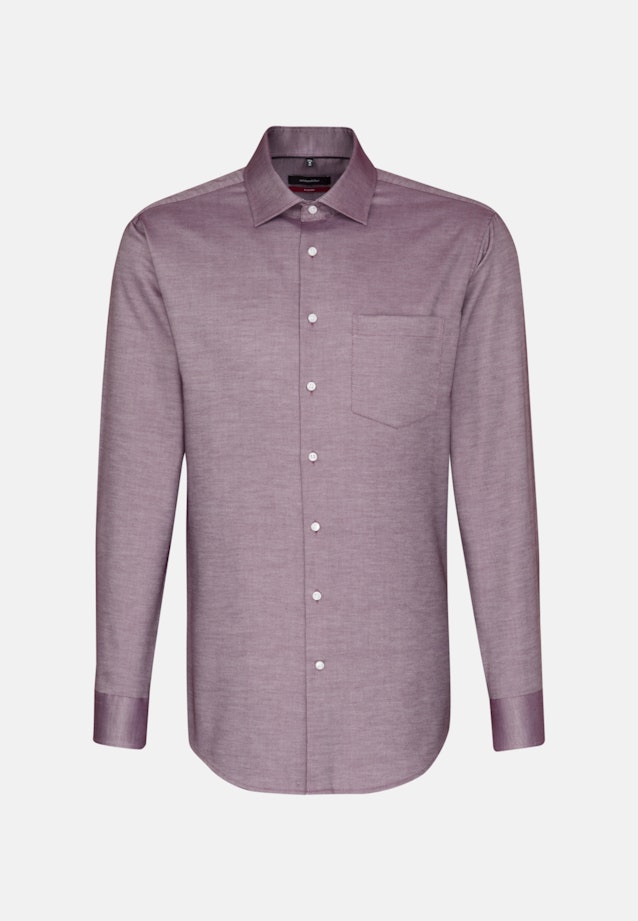 Regular Business Shirt Uni in Red |  Seidensticker Onlineshop