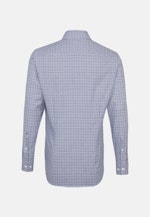 Shaped Business Shirt Check in Medium Blue |  Seidensticker Onlineshop