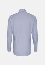 Shaped Business Shirt Tap Tread Pattern in Medium Blue |  Seidensticker Onlineshop