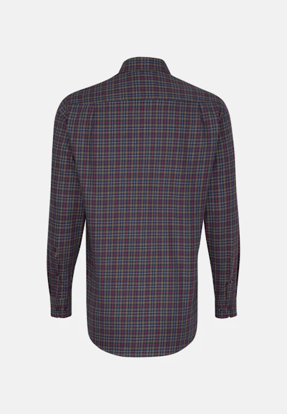 Regular Business Hemd Karo in Dunkelblau |  Seidensticker Onlineshop