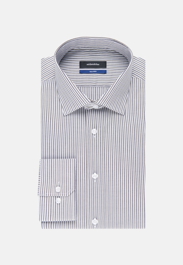 Shaped Business Shirt Stripes in Green |  Seidensticker Onlineshop