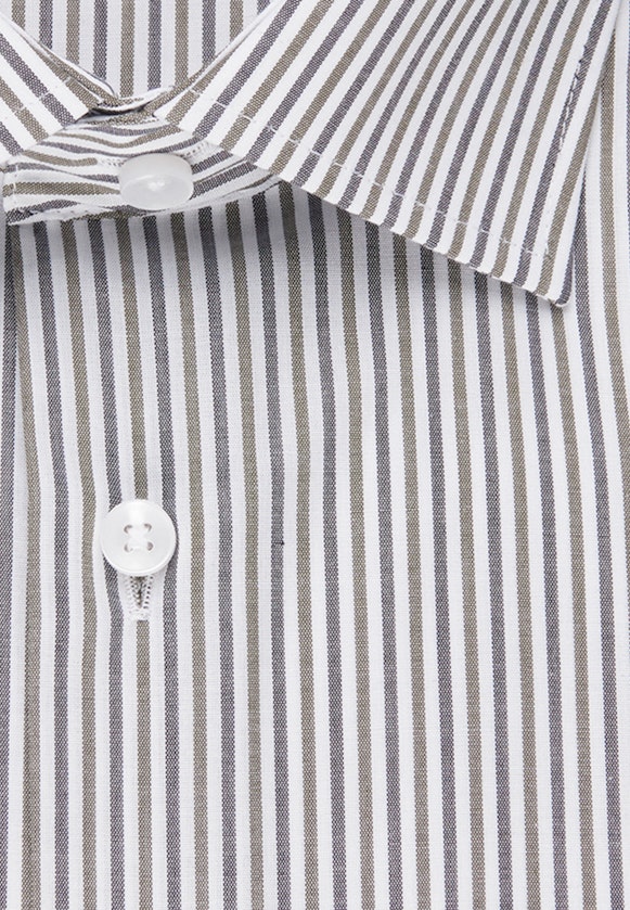 Regular Business Shirt Stripes in Green |  Seidensticker Onlineshop