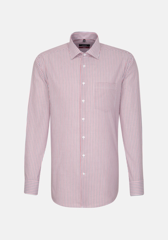 Regular Business Shirt Stripes in Red | Seidensticker Onlineshop