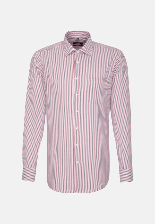 Regular Business Shirt Stripes in Red |  Seidensticker Onlineshop