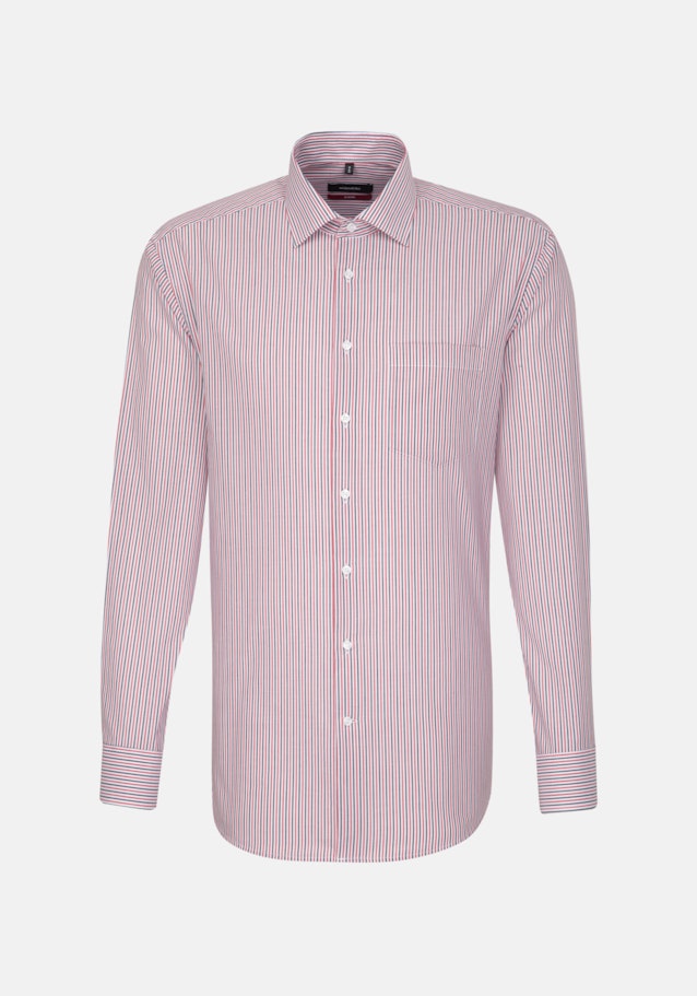 Non-iron Poplin Business Shirt in Regular with Kent-Collar in Red |  Seidensticker Onlineshop