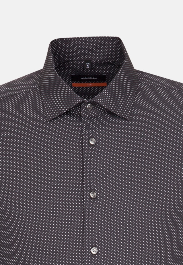 Slim Business Hemd Druck in Grau |  Seidensticker Onlineshop