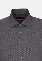 Slim Business Hemd Druck in Grau |  Seidensticker Onlineshop