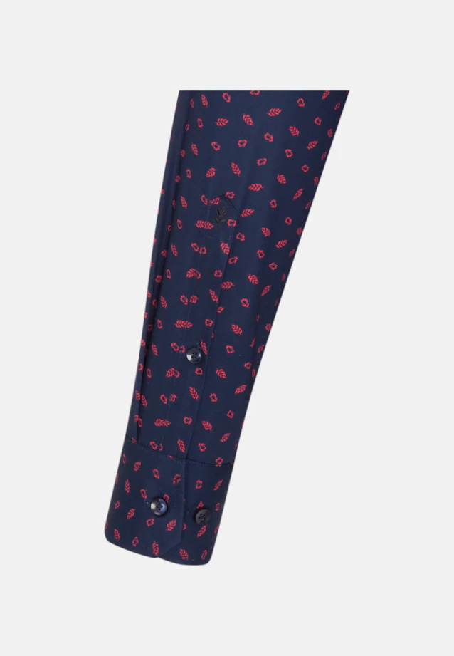Slim Chemise Business Imprimé in Bleu Foncé |  Seidensticker Onlineshop