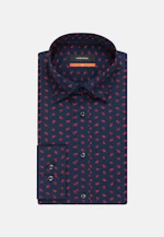 Slim Chemise Business Imprimé in Bleu Foncé |  Seidensticker Onlineshop