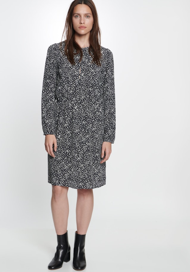 Kleid Druck in Grau | Seidensticker Onlineshop