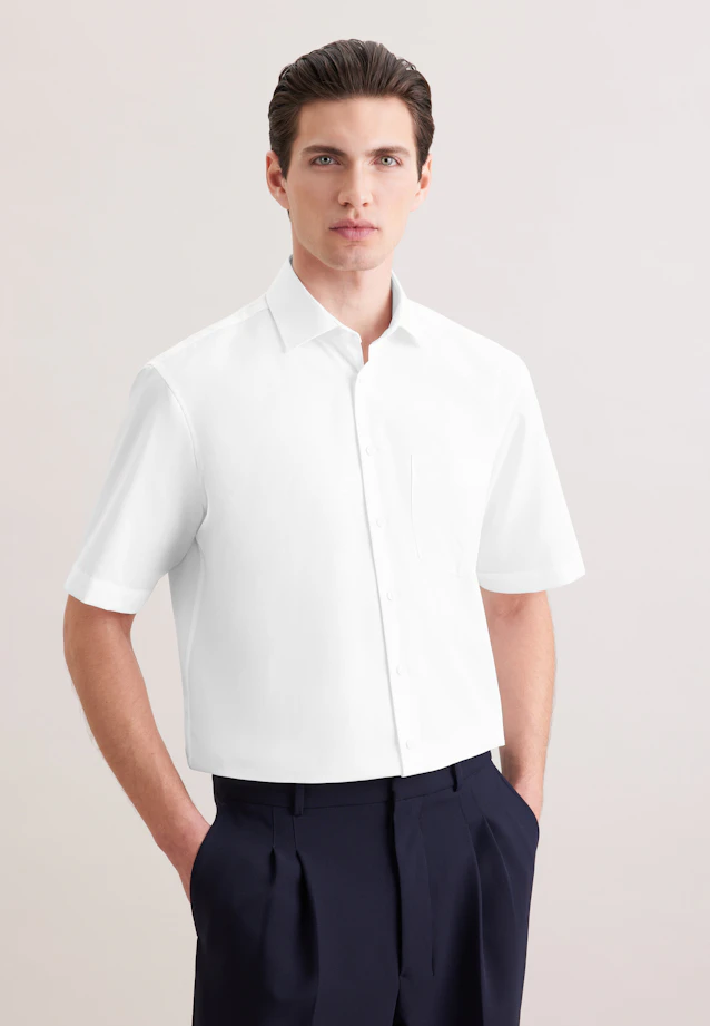 Comfort Business Hemd Uni in Weiß |  Seidensticker Onlineshop