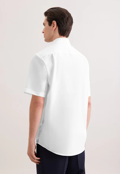 Comfort Business Hemd Uni in Weiß |  Seidensticker Onlineshop