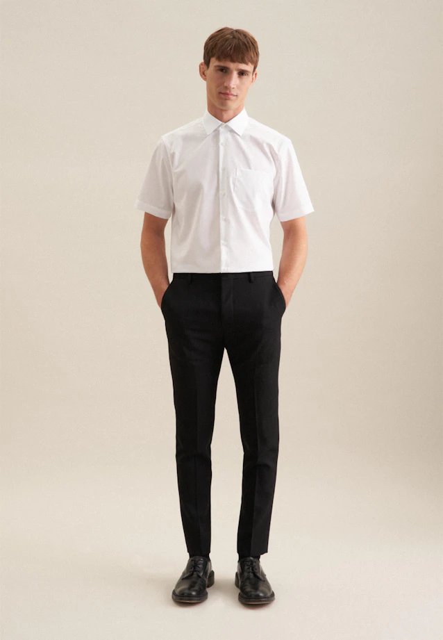 Comfort Business Hemd Uni in Weiß |  Seidensticker Onlineshop