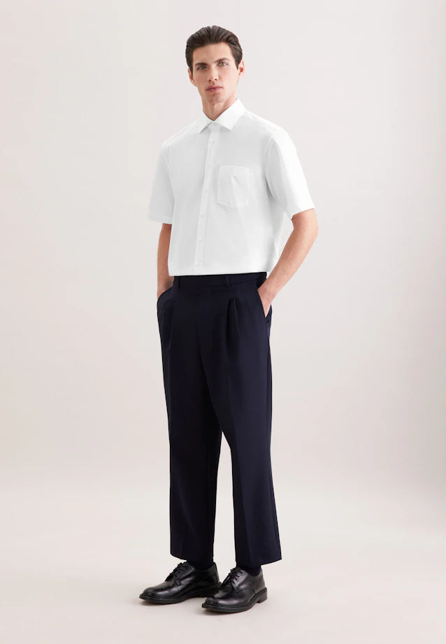 Comfort Business Hemd Uni in Weiß |  Seidensticker Onlineshop