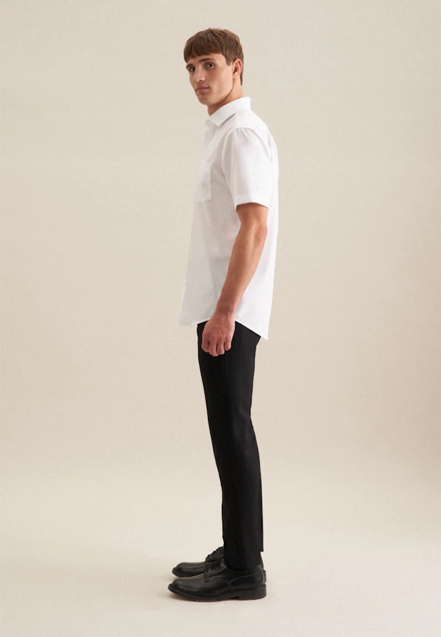 Comfort Business Hemd Uni in Weiß |  Seidensticker Onlineshop