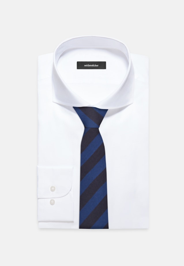 Large (7cm) Tie Stripes in Medium Blue |  Seidensticker Onlineshop