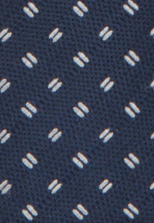 Large (7cm) Tie Small pattern in Dark Blue |  Seidensticker Onlineshop