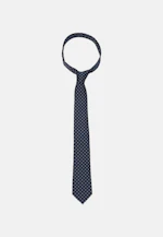 Large (7cm) Tie Small pattern in Dark Blue |  Seidensticker Onlineshop